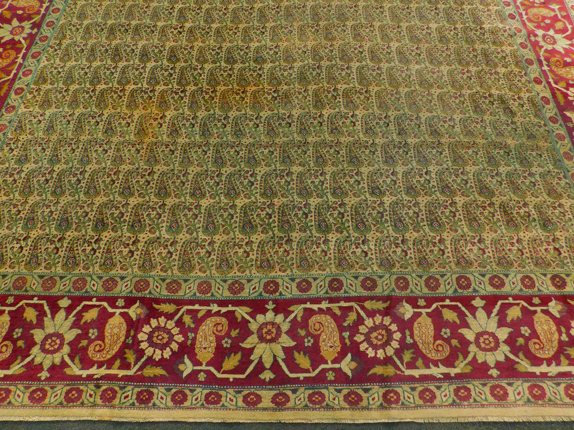 Amritsar Teppich. Indien. Antik. - Image 3 of 17