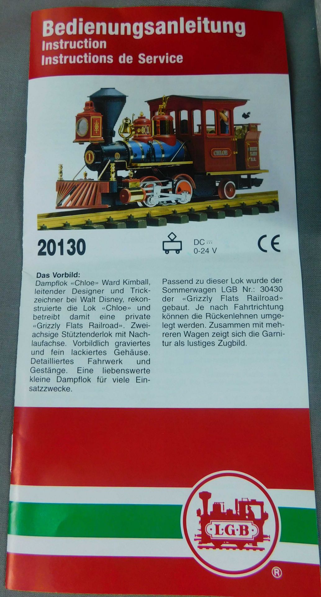 Lok. "Lehmann Gross Bahn LGB". Modell 20130. - Image 3 of 6