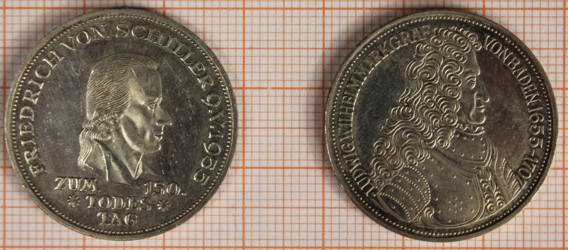 2 Silbermünzen. - Image 5 of 8