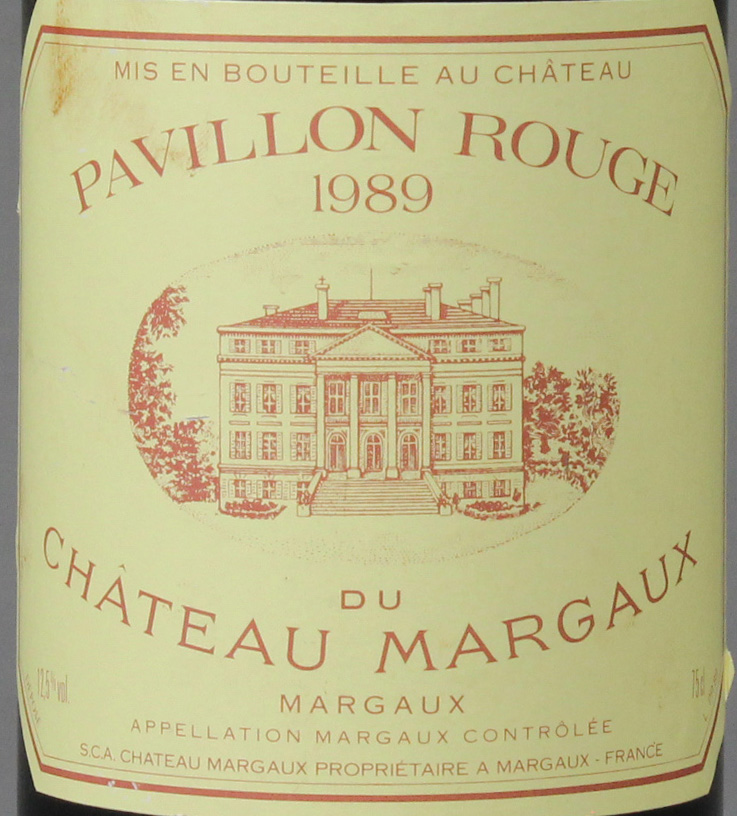 1989 Pavillon Rouge du Chateau Margaux, eine ganze Flache. - Bild 2 aus 3