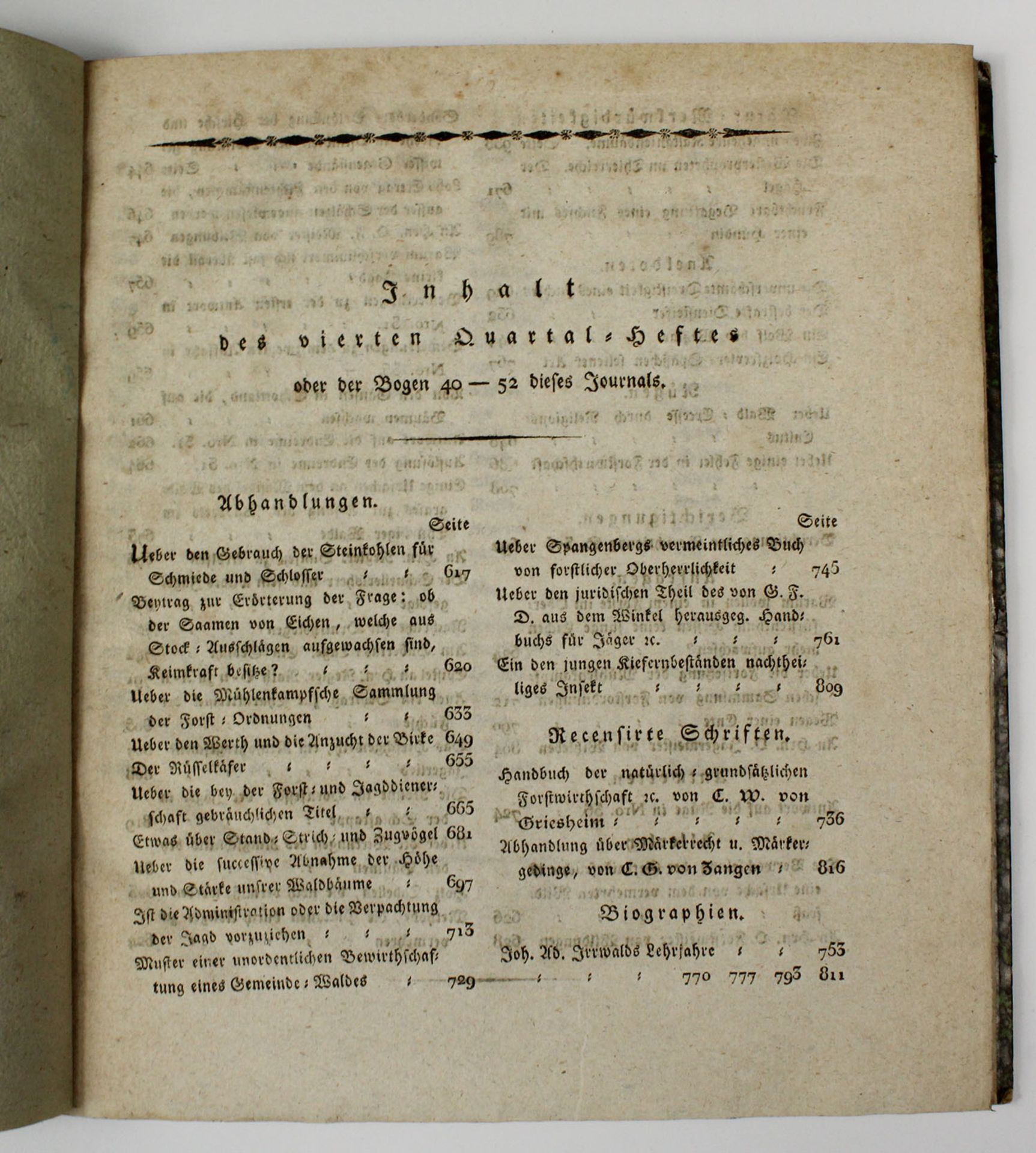 Journal. 4 Bände (Hefte). 1806. - Image 7 of 11