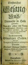 Darmstädter Gesangbuch. Von 1698.