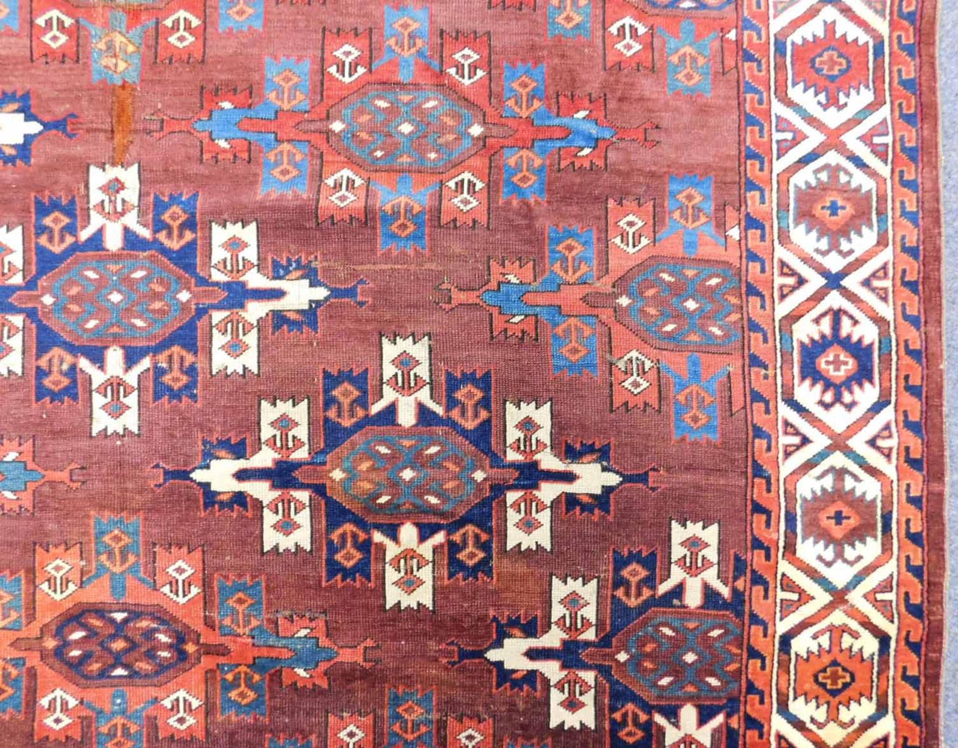 Yomut Hauptteppich. Turkmenistan. Antik. - Bild 10 aus 18