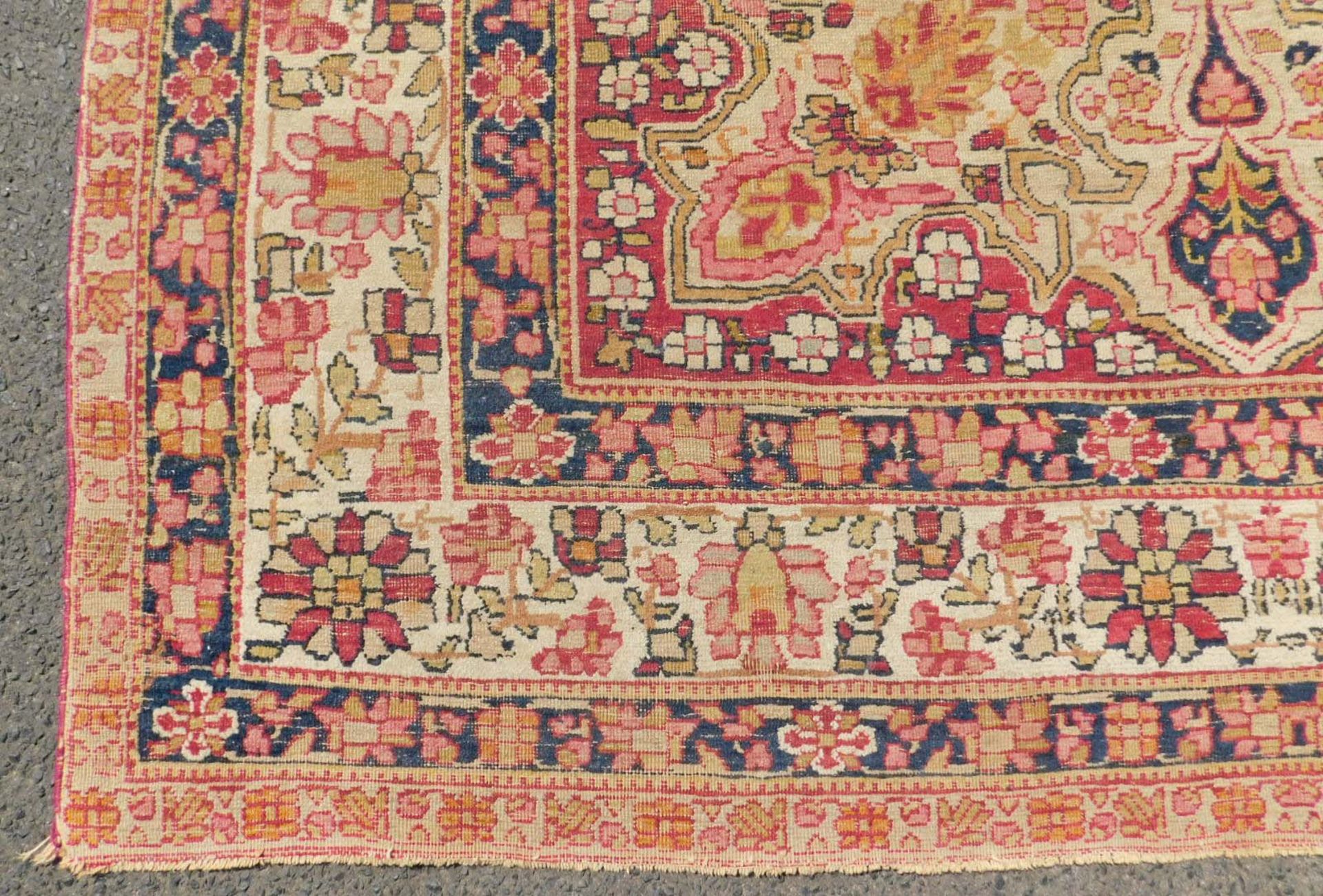 Kirman Laver Teppich. Antik. - Bild 2 aus 8
