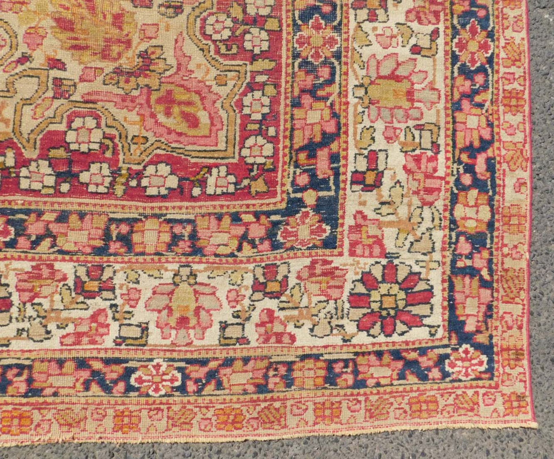 Kirman Laver Teppich. Antik. - Bild 3 aus 8
