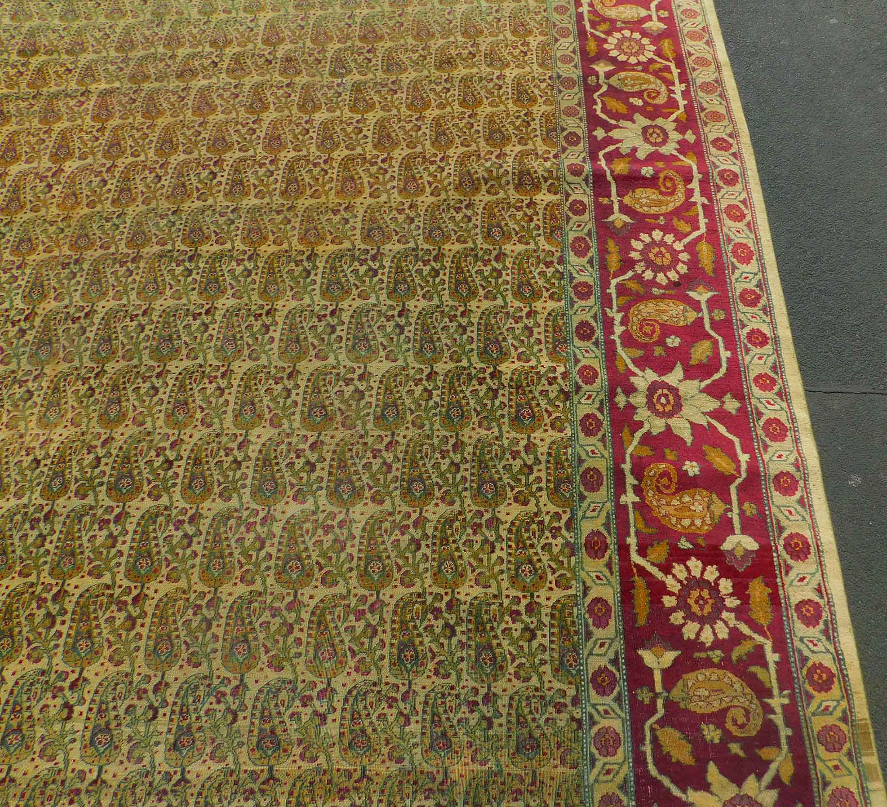 Amritsar Teppich. Indien. Antik. - Image 7 of 17