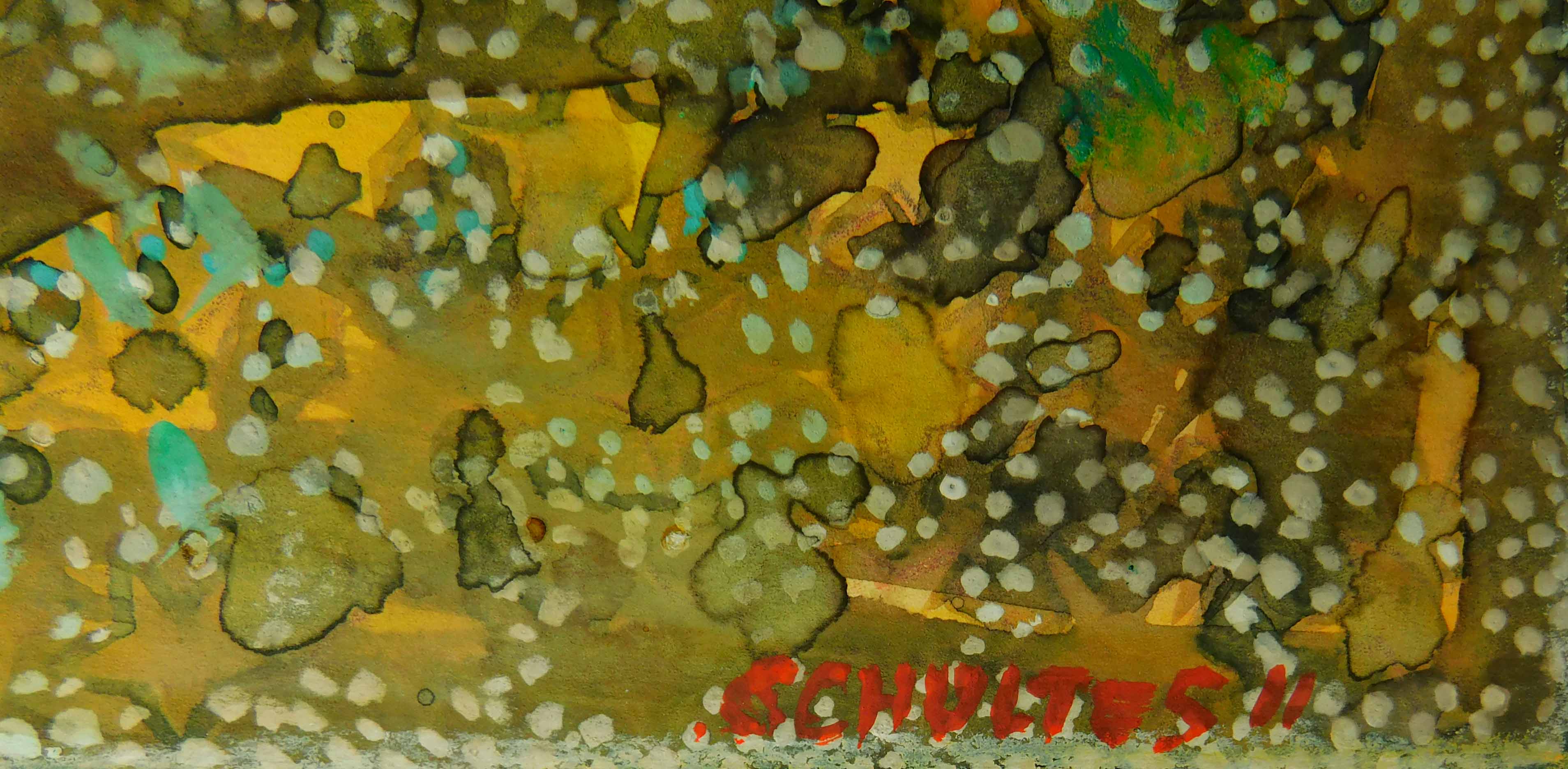 SCHULTES II (XX). Aquarell. Abstrakt. - Bild 2 aus 4