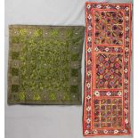 2 Shisha Textilien. Indien. Pakistan. Antik.