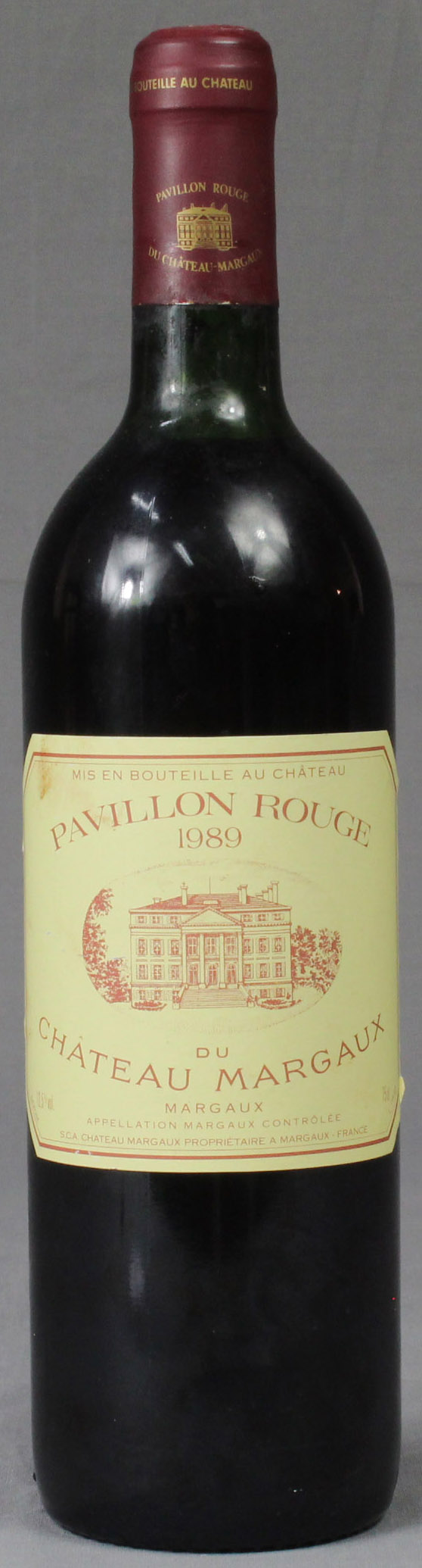 1989 Pavillon Rouge du Chateau Margaux, eine ganze Flache.