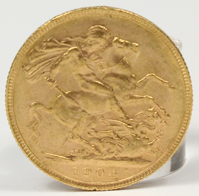 Sovereign Goldmünze. 1904. - Bild 2 aus 4