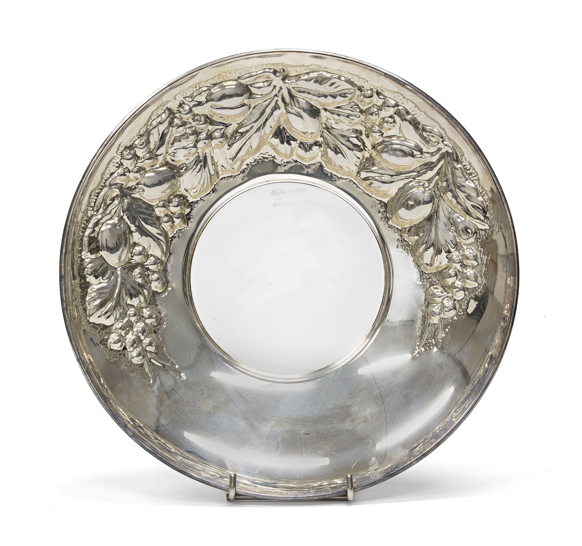 SILVER SOUP DISH ITALY 20TH CENTURY