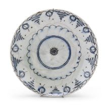 PORCELAIN PLATE PROBABLY PERSIA END OF THE 18TH CENTURY