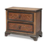 LOW WALNUT NIGHTSTAND ELEMENTS OF THE 18TH CENTURY