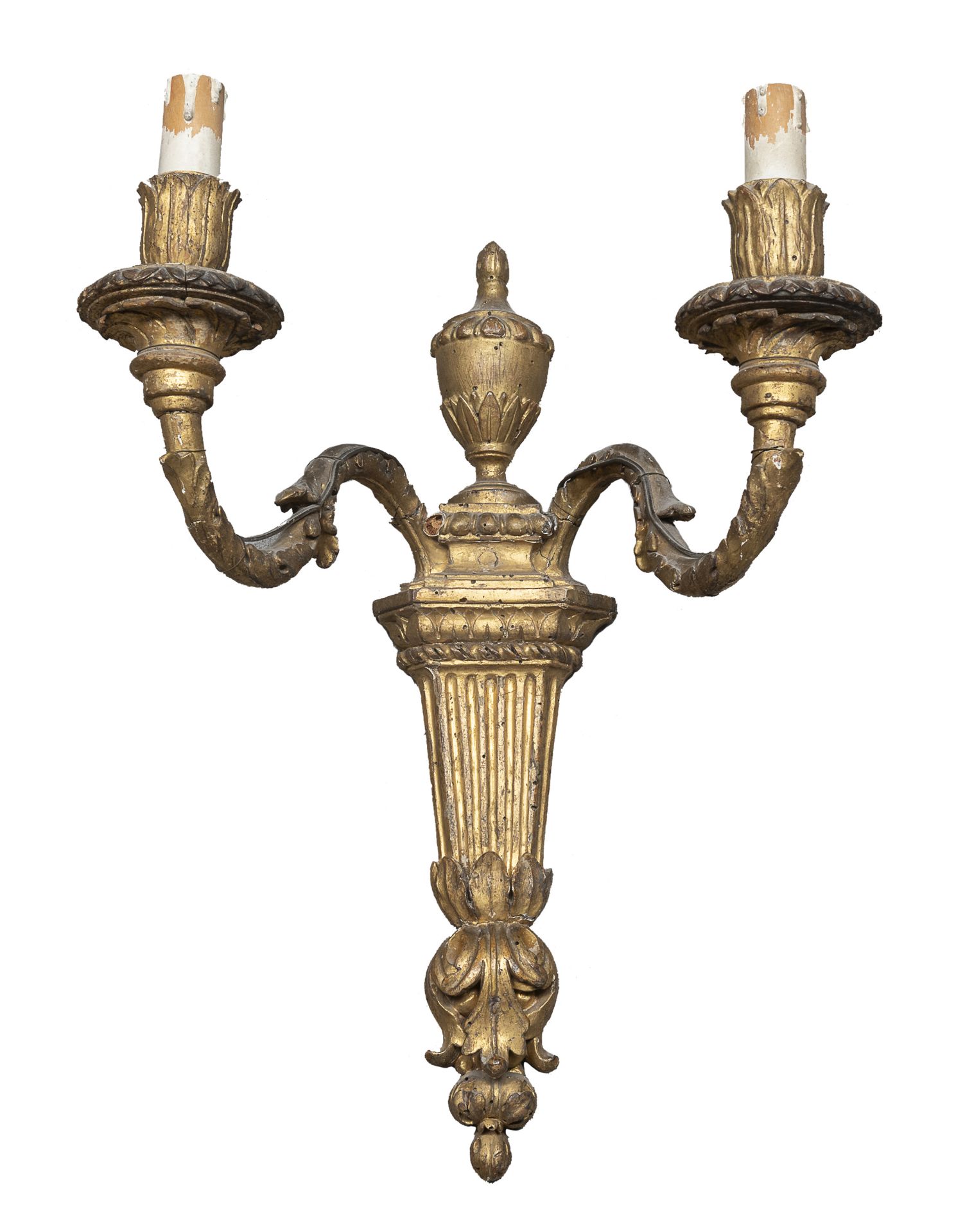 GILTWOOD WALL LAMP END OF THE 18TH CENTURY