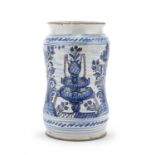 MAIOLICA PHARMACY VASE APULIA LA TERZA 18TH CENTURY