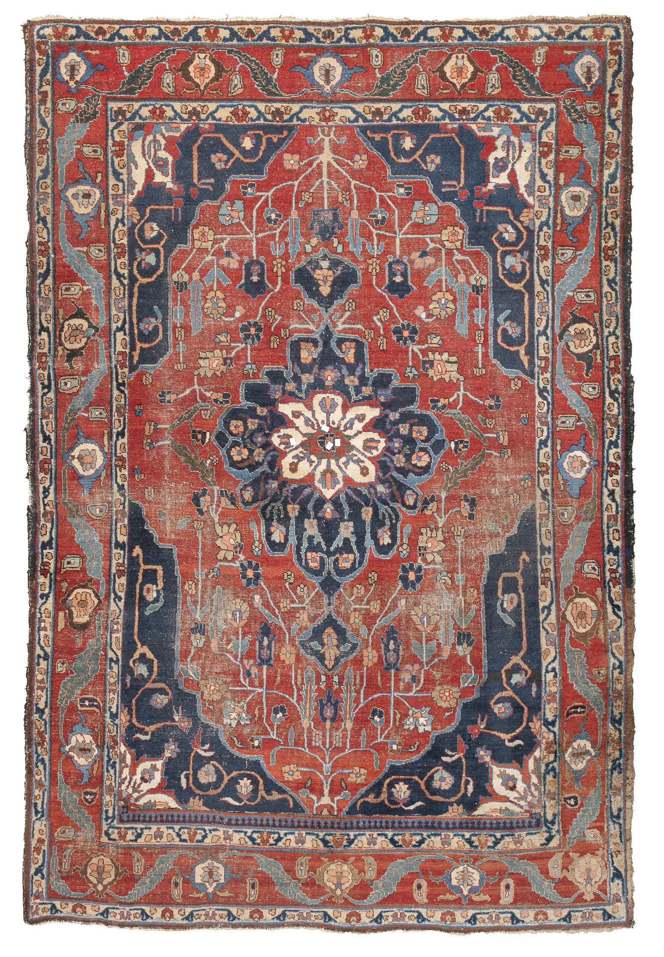 RARE FEHERAGAN CARPET EARLY 20TH CENTURY