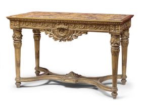 BEAUTIFUL GILTWOOD CENTER TABLE END OF THE LOUIS XVI PERIOD