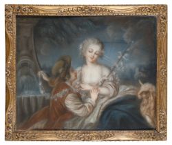 FRENCH PASTEL DRAWING, SECOND HALF OF THE 18TH CENTURY