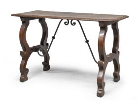 SMALL WALNUT FARM TABLE ANCIENT ELEMENTS