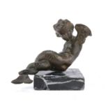 SMALL BRONZE SCULPTURE END OF THE 18TH CENTURY