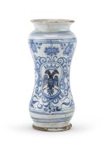 MAIOLICA ALBARELLO PROBABLY APULIA THE THIRD 18TH CENTURY