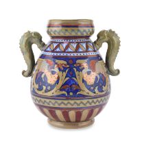 CERAMIC VASE PROBABLY GUALDO TADINO EARLY 20TH CENTURY