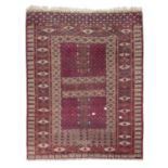 RARE YOMUT CARPET END OF THE 19TH CENTURY