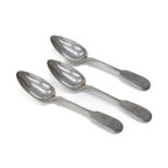THREE SILVER SPOONS ST. PETERSBURG PUNCH 1824/1876