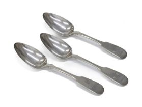 THREE SILVER SPOONS ST. PETERSBURG PUNCH 1824/1876
