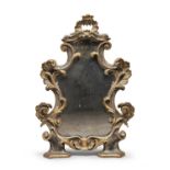 LACQUERED WOOD MIRROR MARCHE 18TH CENTURY