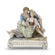 PORCELAIN GROUP EARLY 20TH CENTURY