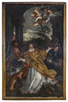 OIL PAINTING BY PIETRO DA CORTONA follower of