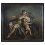 FRENCH OIL PAINTING FIRST QUARTER 18TH CENTURY