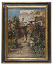 ITALIAN OIL PAINTING 19th CENTURY