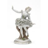 PORCELAIN DANCER SCULPTURE GINORI 20TH CENTURY