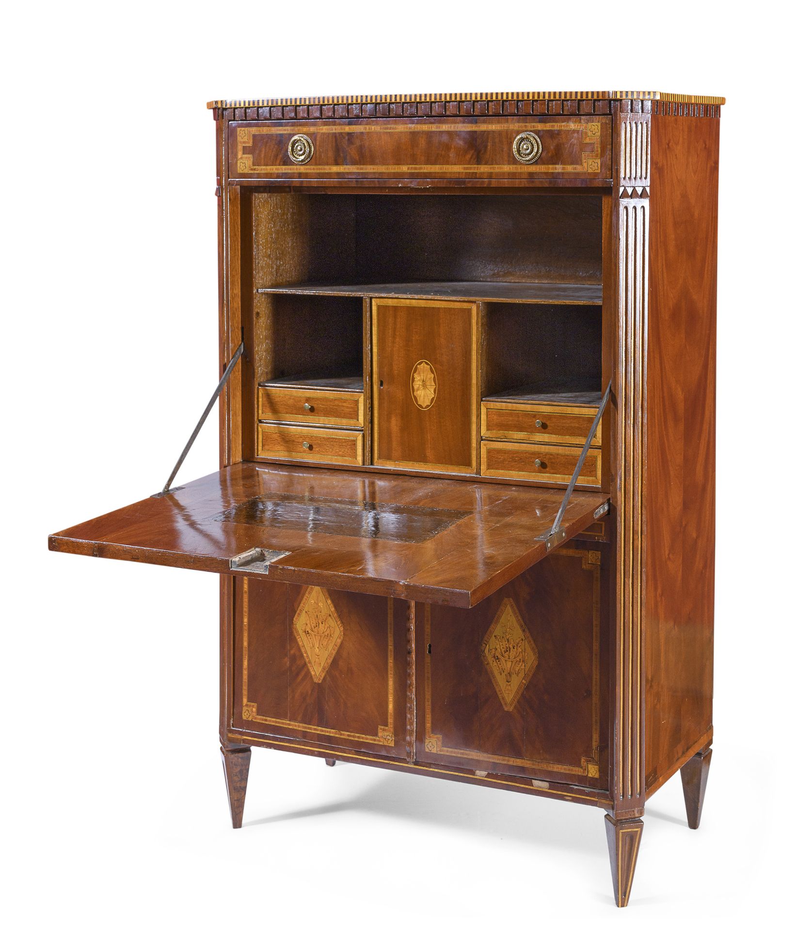 BEAUTIFUL SECRETARY IN MAHOGANY FRANCE END OF THE 18TH CENTURY - Image 2 of 2