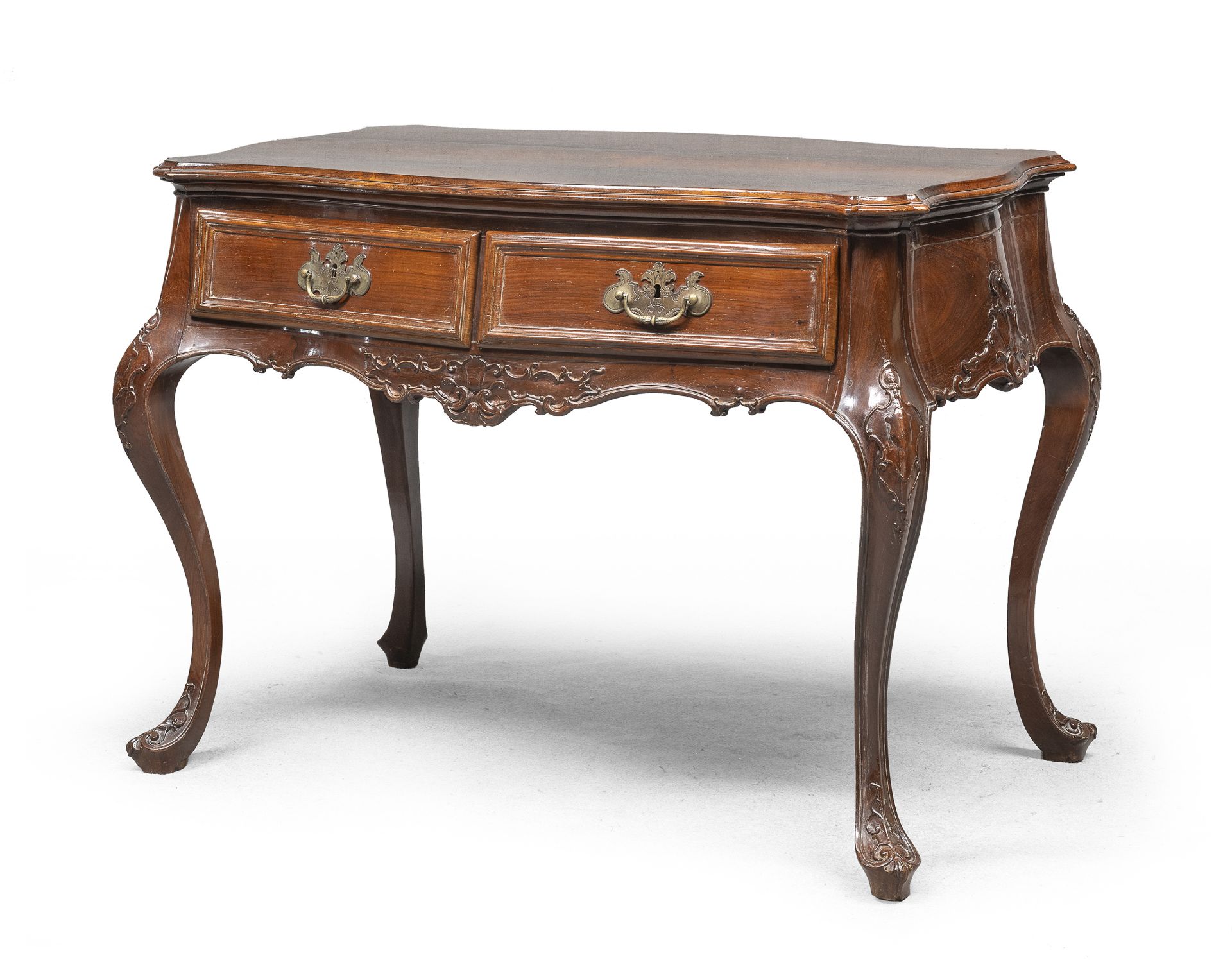 CENTER DESK IN BRAZIL ROSEWOOD PORTUGAL 19TH CENTURY