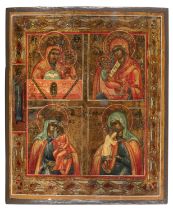 RUSSIAN TEMPERA ICON 19th CENTURY