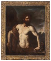 OIL PAINTING BY GIOVANNI FRANCESCO BARBIERI known as GUERCINO workshop of