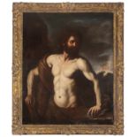 OIL PAINTING BY GIOVANNI FRANCESCO BARBIERI known as GUERCINO workshop of