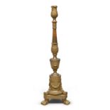 GILTWOOD CANDLESTICK EARLY 19TH CENTURY