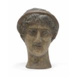 MALE FACTILE HEAD ARCHAEOLOGICAL STYLE
