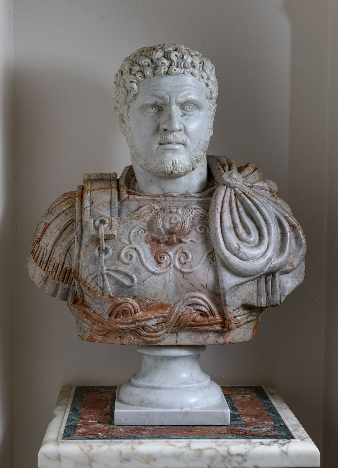MARBLE BUST OF CARACALLA EARLY 20TH CENTURY