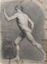 TWO EUROPEAN DRAWINGS EARLY 19TH CENTURY