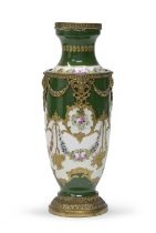 PORCELAIN AND BRONZE VASE SEVRES END OF THE 19TH CENTURY