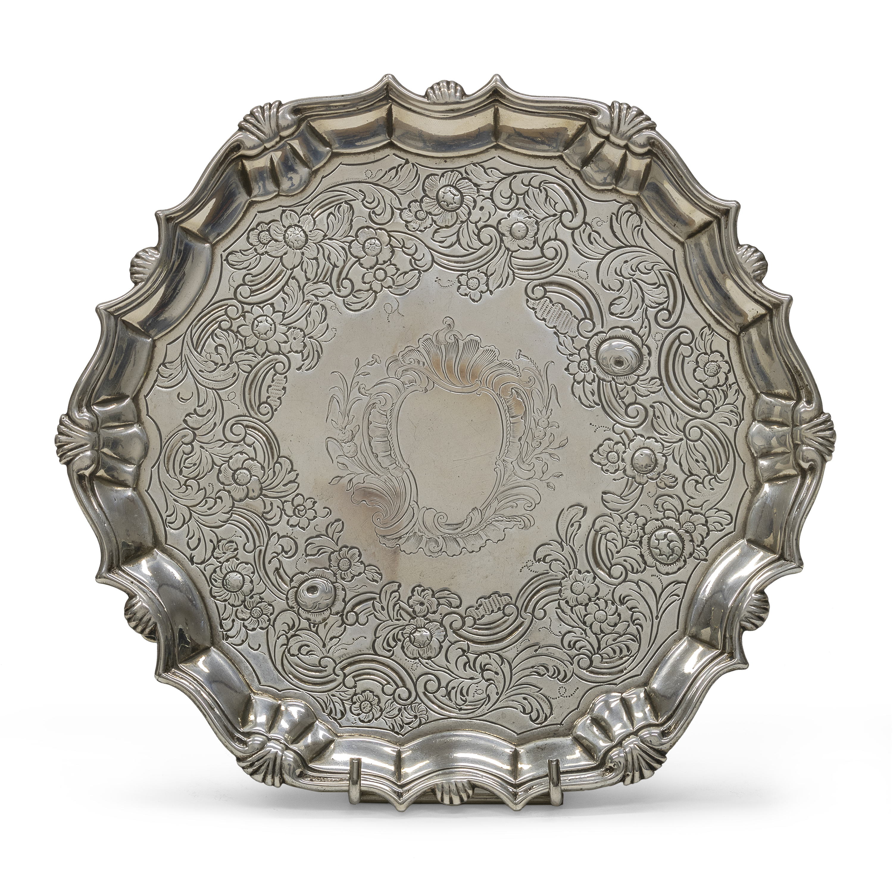 SILVER SALVER LONDON GEORGE III