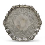 SILVER SALVER LONDON GEORGE III