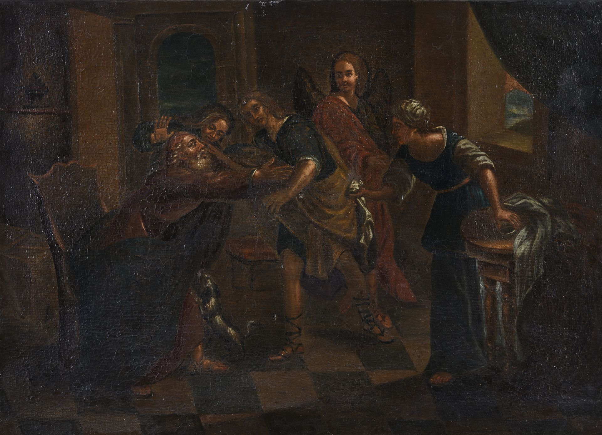 VENETIAN OIL PAINTING 17TH CENTURY