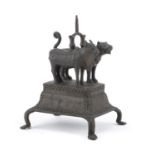 A BRONZE SCULPTURE PROBABLY MALAYSIA EARLY 20TH CENTURY