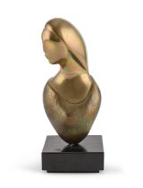 GILT BRONZE SCULPTURE 'FEMME FATALE' BY ANTHONY QUINN